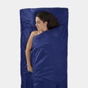 Silk Cotton Liner Traveller Sheet Bag Straight with Cusion Cover Blue