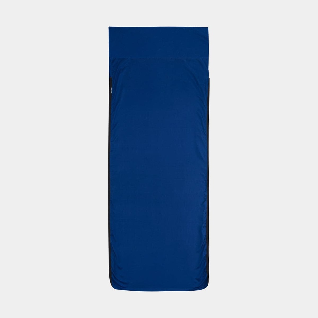 Silk Liner with Stretch Panel Traveller with Pillow slip Navy Blue