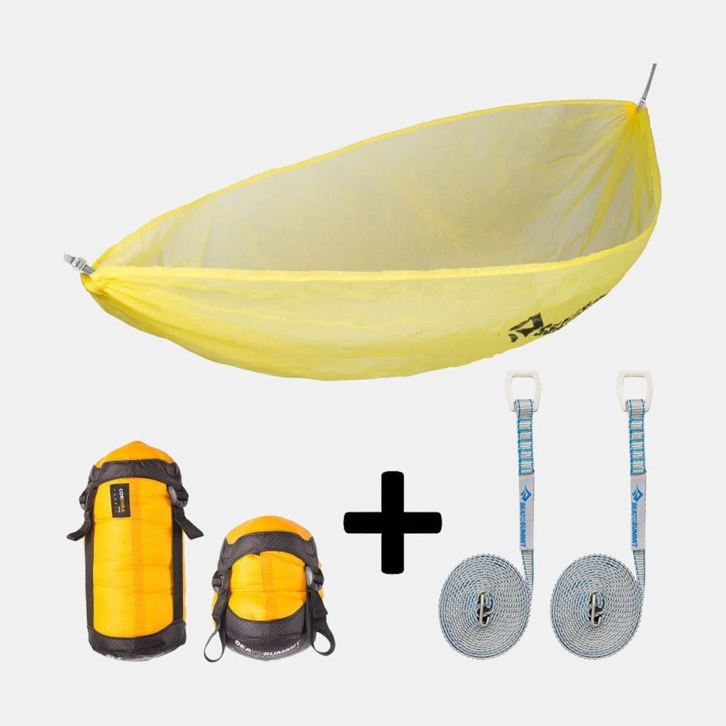 Ultralight Single Hammock Kit Yellow