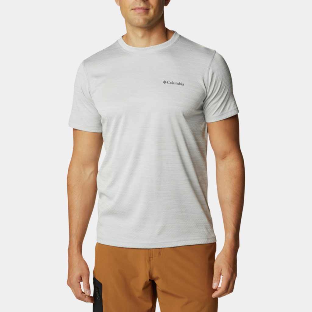 Zero Rules Short Sleeves Shirt Columbia Grey Heather