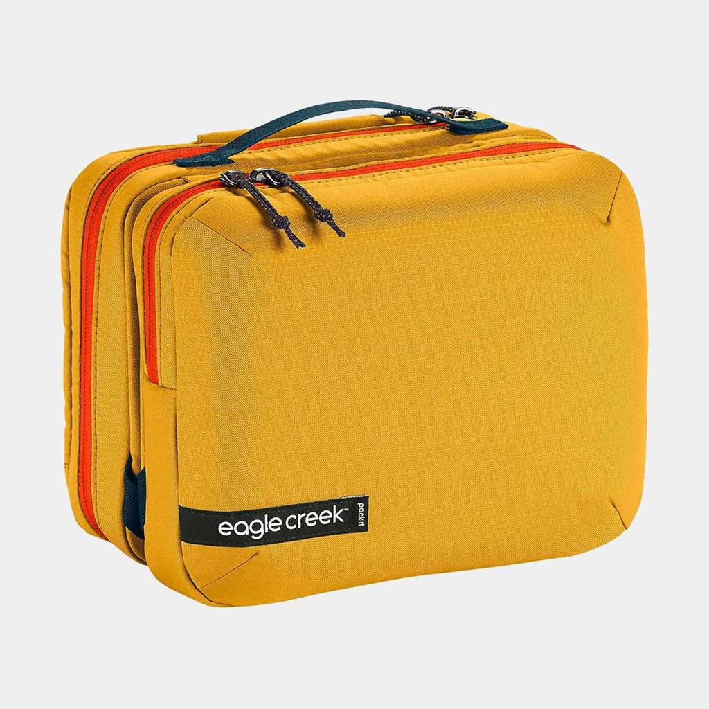 Reveal Trifold Toiletry Kit Sahara Yellow