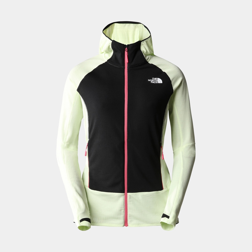 Bolt Polartec Hoodie Women (2024) Lime Cream / TNF Black