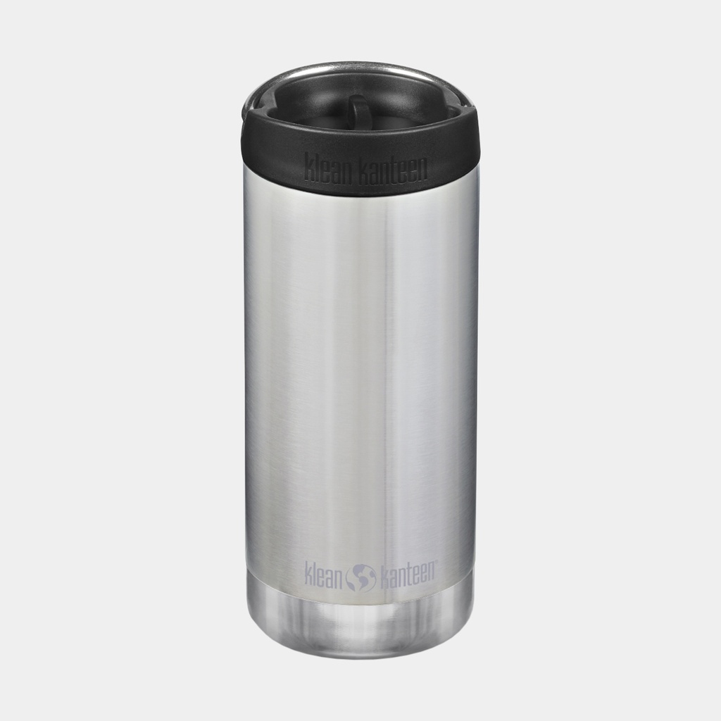 TKWide Insulated 12oz (355ml) With Cafe Cap Brushed Stainless