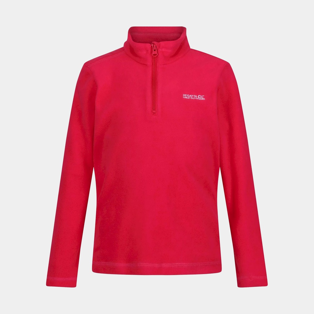 Hot Shot II Half Zip Lightweight Fleece Kids Pink Potion