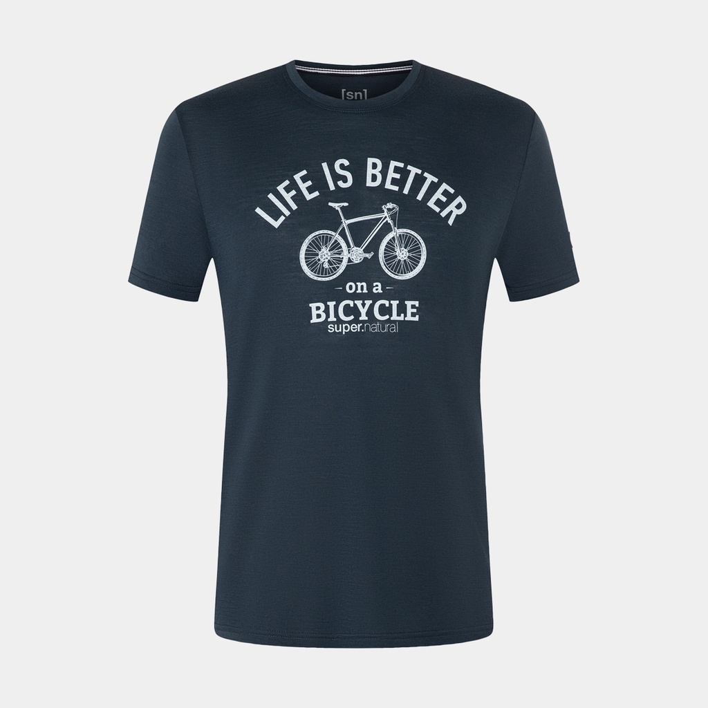 Better Bike Tee Blueberry / Vapor Grey