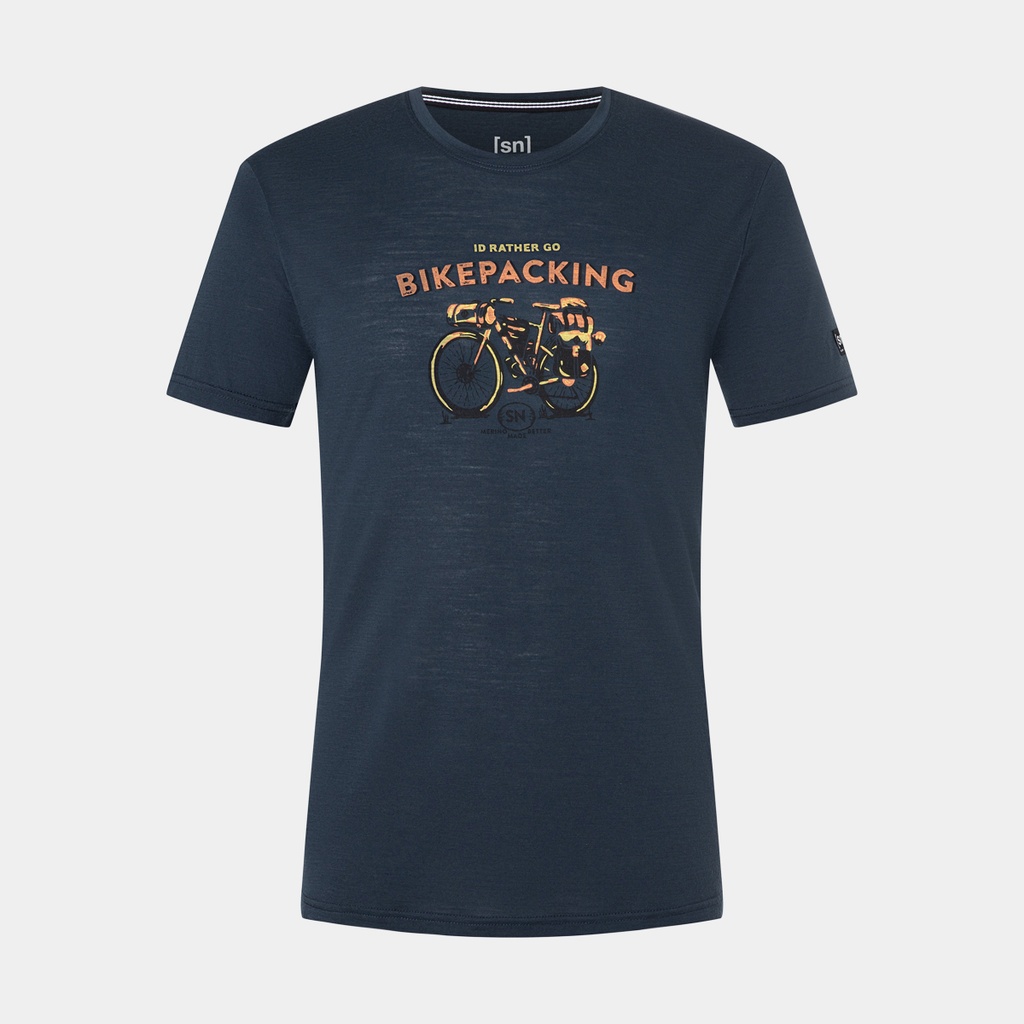 Bikepacking Tee Blueberry / Various