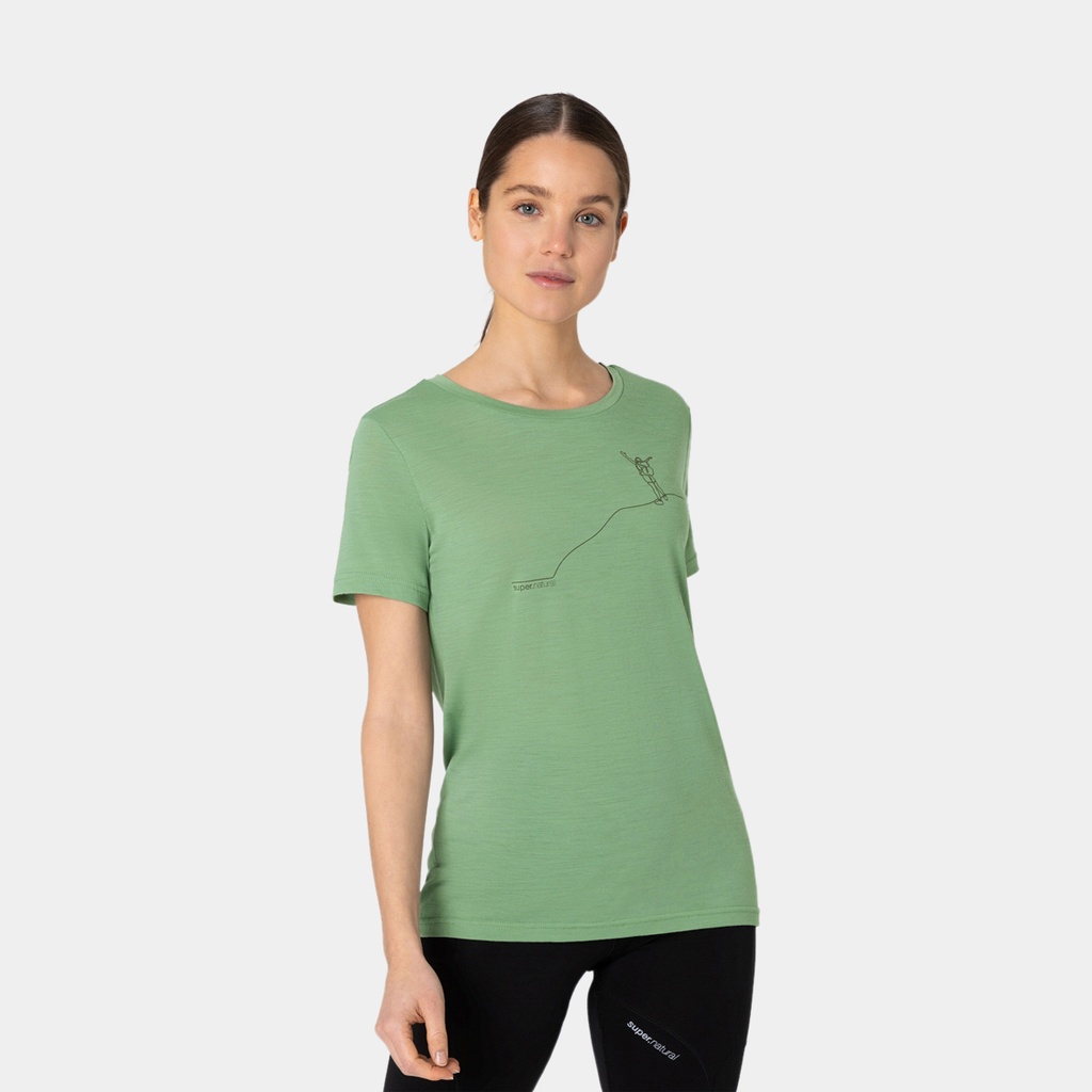 GipfelGlück Tee Women Loden Frost / Stone Grey