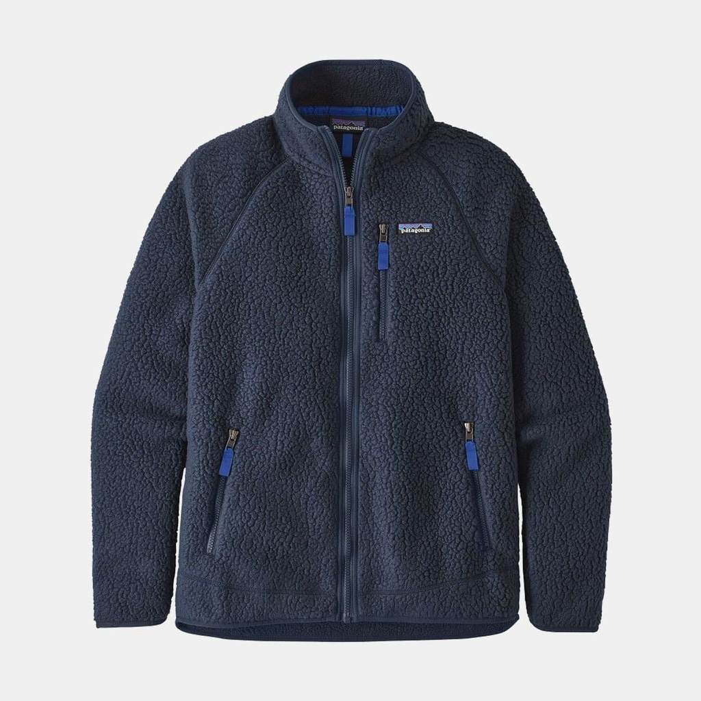 Retro Pile Jacket New Navy