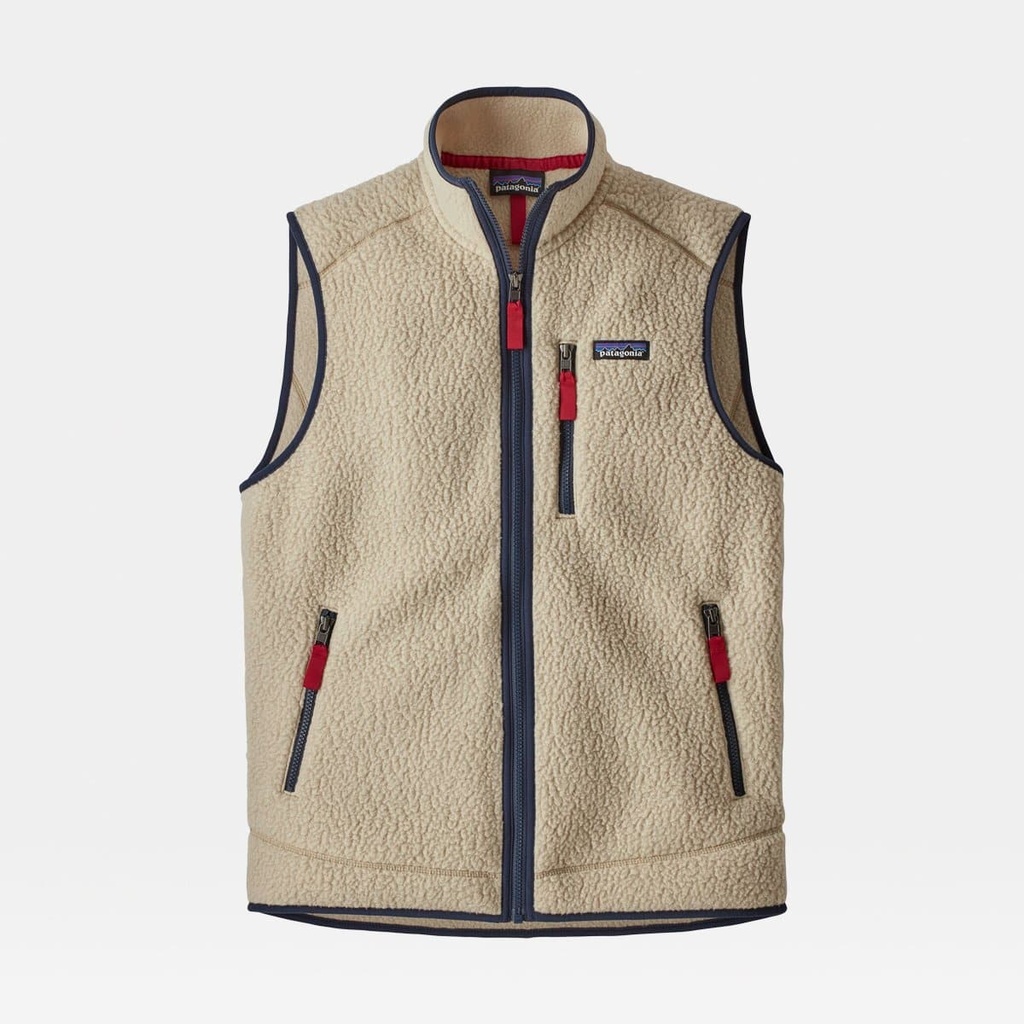 Retro Pile Fleece Vest El Cap Khaki