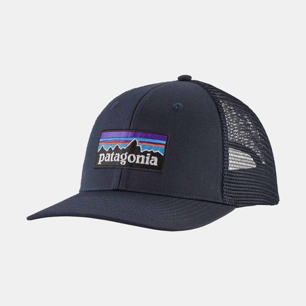 P-6 Logo Trucker Hat Navy Blue