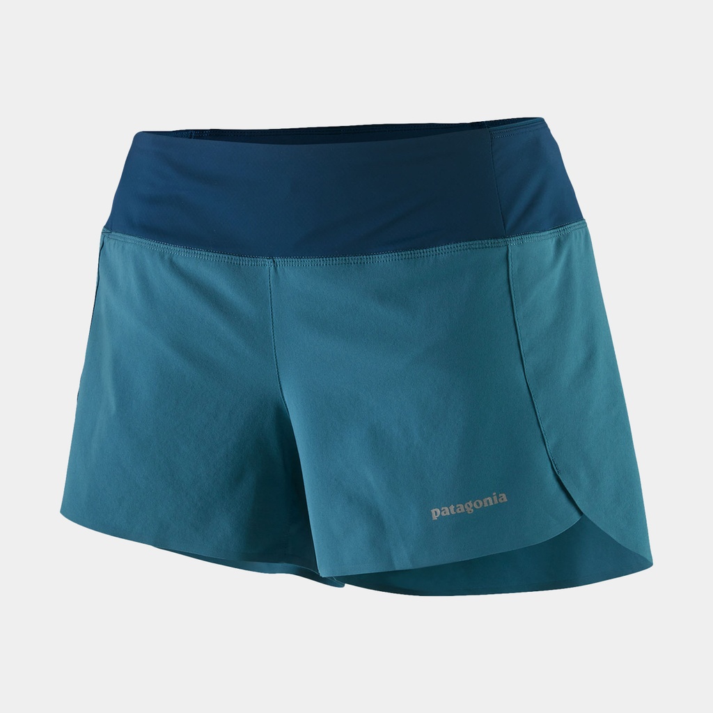 Strider Pro Running Short 3½″ Women Wavy Blue