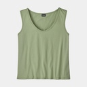 Regenerative Organic Certified Cotton Tank Women Salvia Green