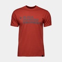 Stacked Logo Short Sleeves (2024) Red Rock