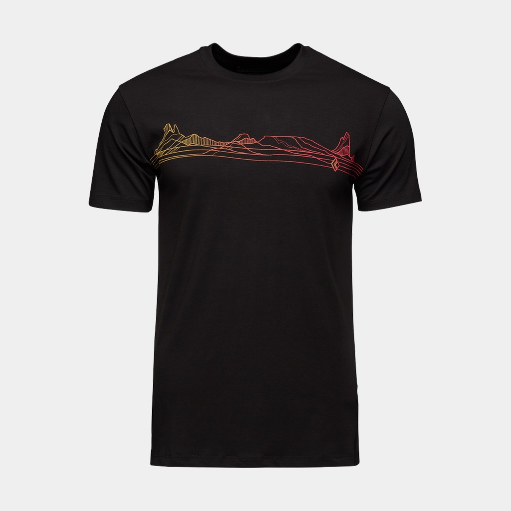 Desert Lines Short Sleeves Tee Black