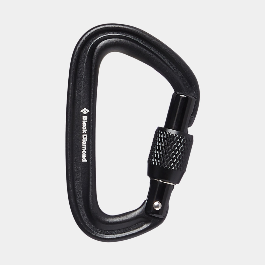 LiteForge Screwgate Carabiner Black