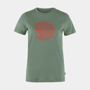 Abisko Wool Fox Short Sleeve Women Patina Green / Terracotta Brown