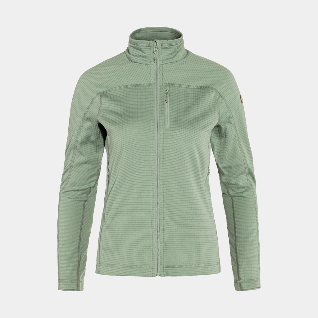 Abisko Lite Fleece Jacket Women Misty Green