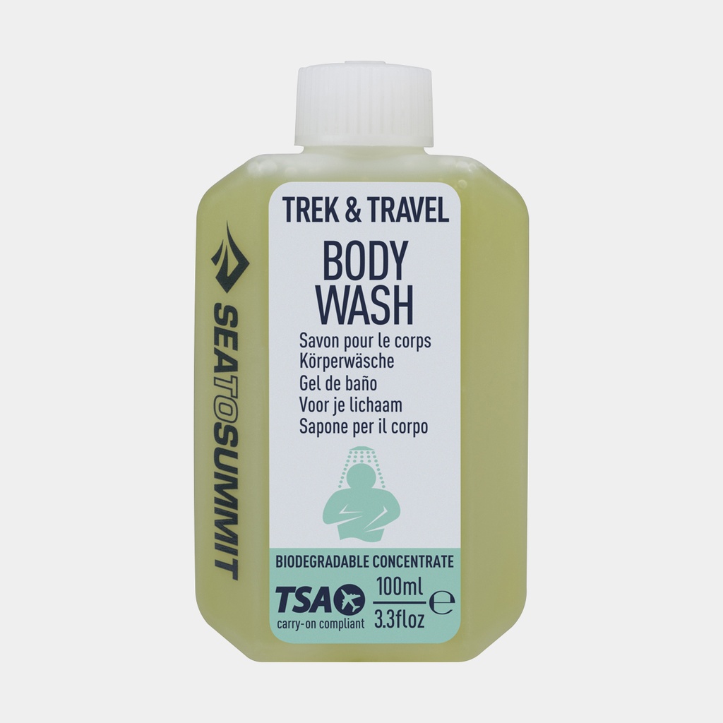 Trek & Travel Liquid Body Wash 100ml (2022) Mist Green