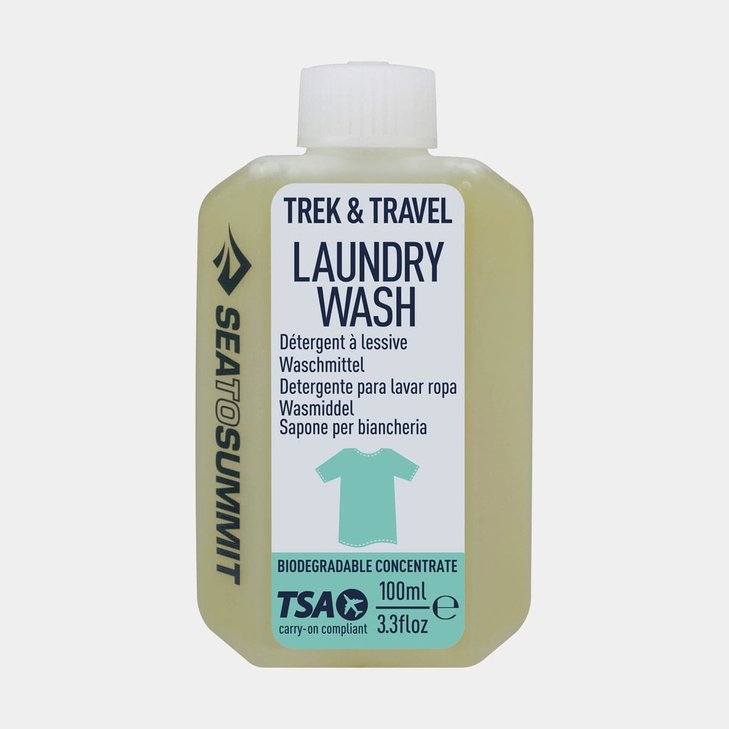 Trek & Travel Liquid Laundry Wash 100ml Mist Green
