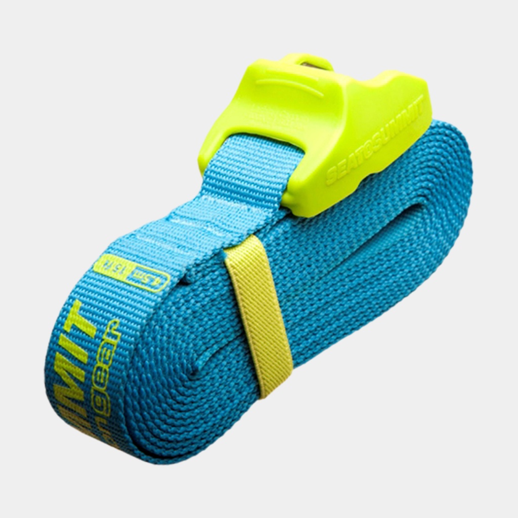 Tie Down with Silicone Cover Double Pack Lime 3.5M