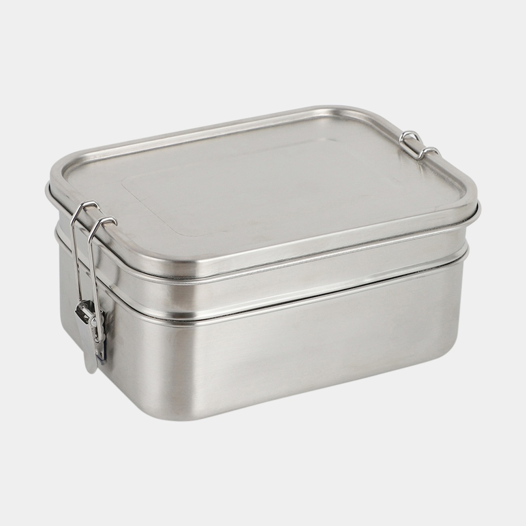 Lunch Box Deluxe Double Stainless Steel 1,9L