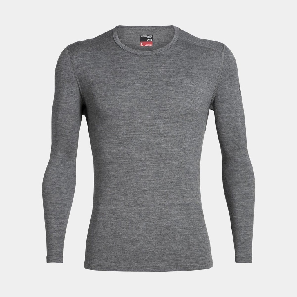 Tech Long Sleeves Crewe 260 Gritstone Heather