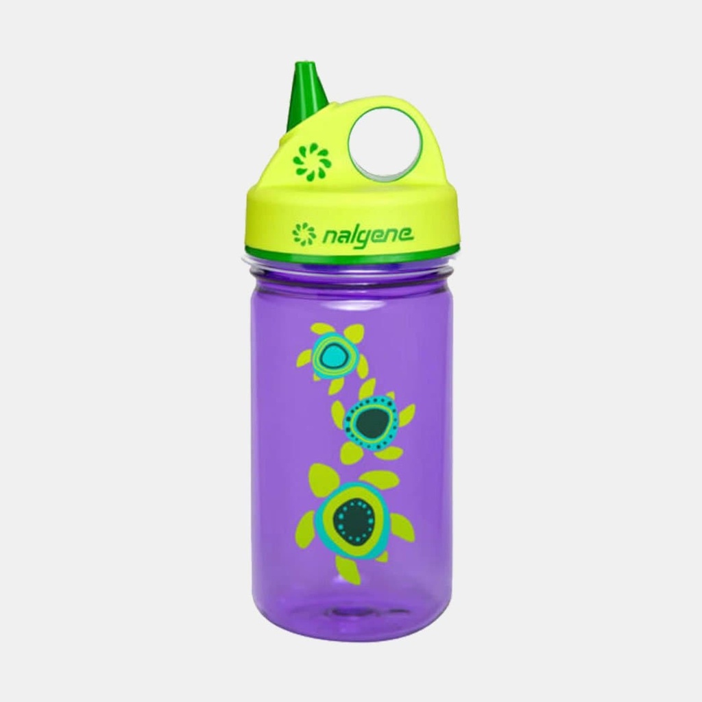 Kids Bottle Grip-n-Gulp 0.35L Violet Turtles