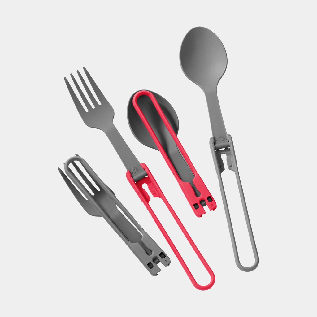 Folding Spoon & Fork Kit 4pcs