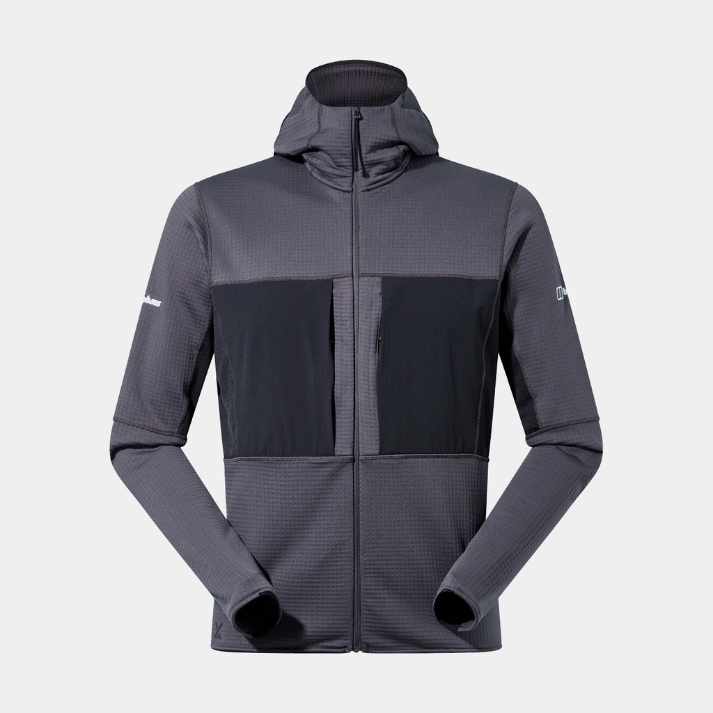 Mountain Guide MW Hoody Grey Pinstripe / Jet Black