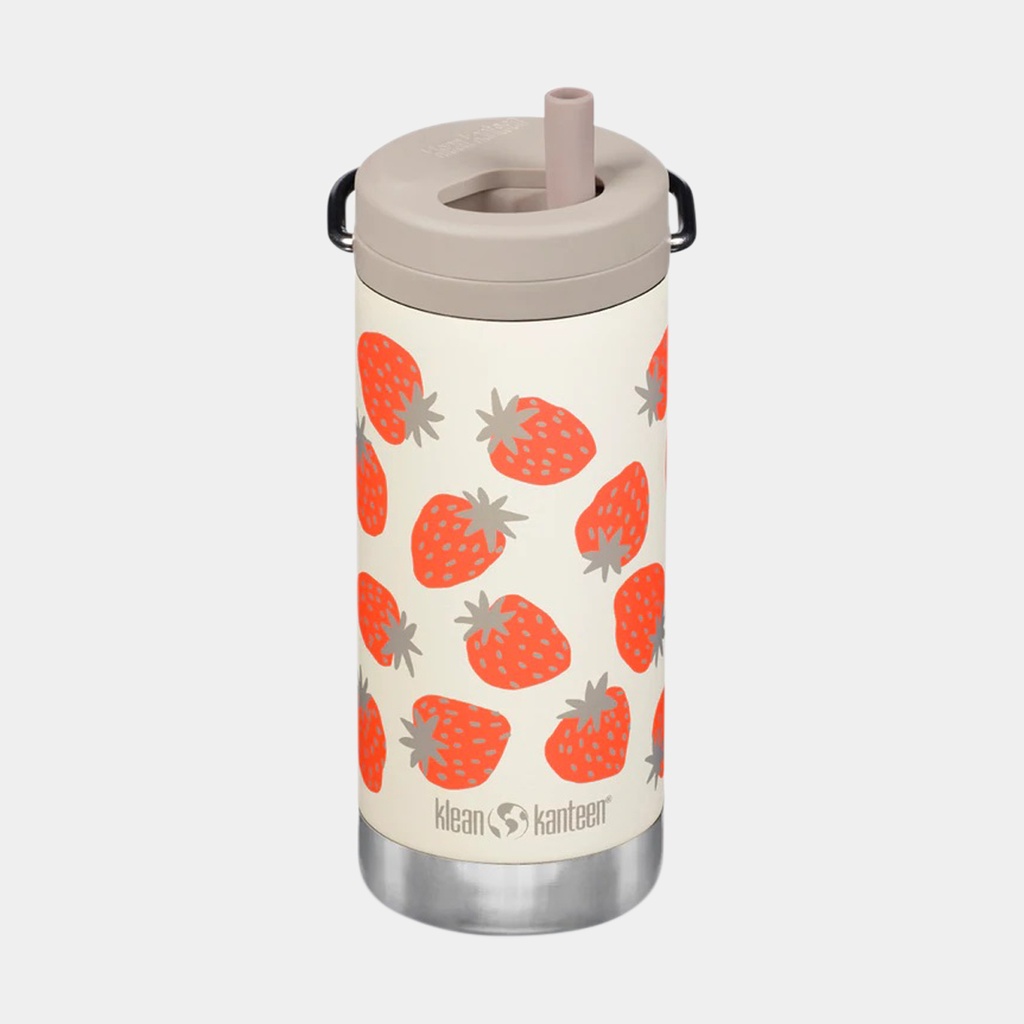 TKWide Insulated 12oz (355ml) With Twist Cap Strawberries