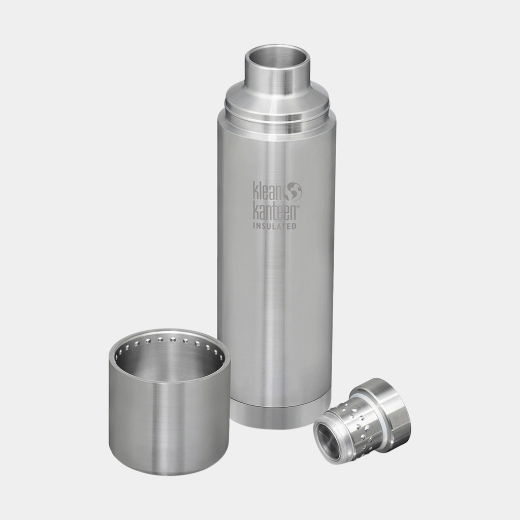 TKPro Insulated Stainless Steel Cup & Cap 32oz (1000ml) Brushed Stainless