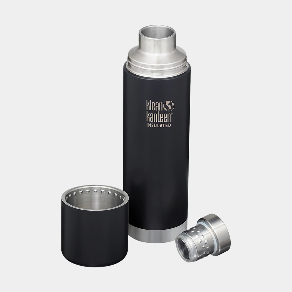 TKPro Insulated Stainless Steel Cup & Cap 32oz (1000ml) Shale Black Mat