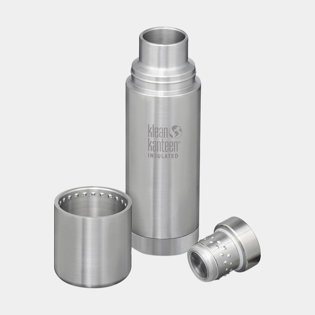 TKPro Insulated Stainless Steel Cup & Cap 16oz (500ml) Brushed Stainless