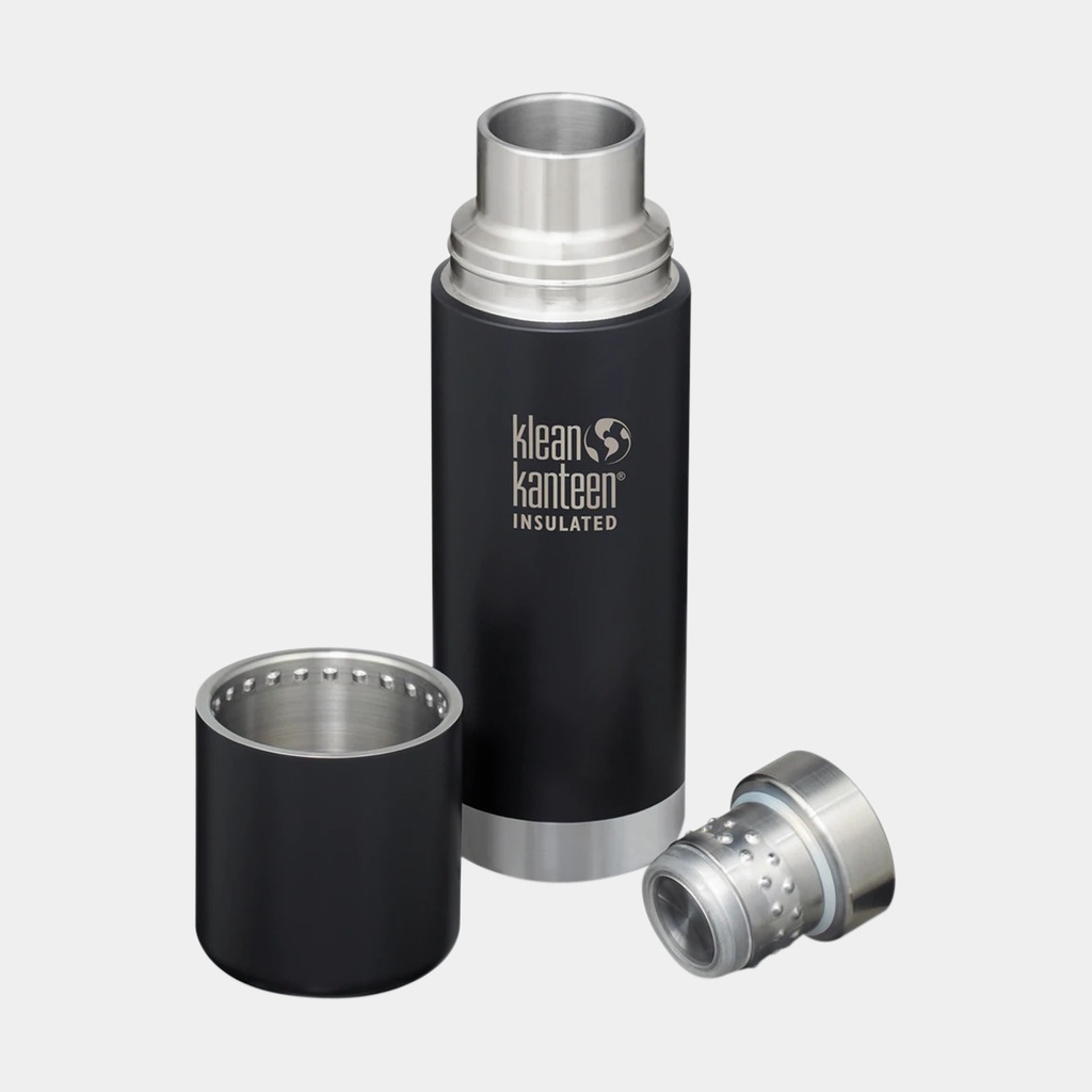 TKPro Insulated Stainless Steel Cup & Cap 16oz (500ml) Shale Black Mat
