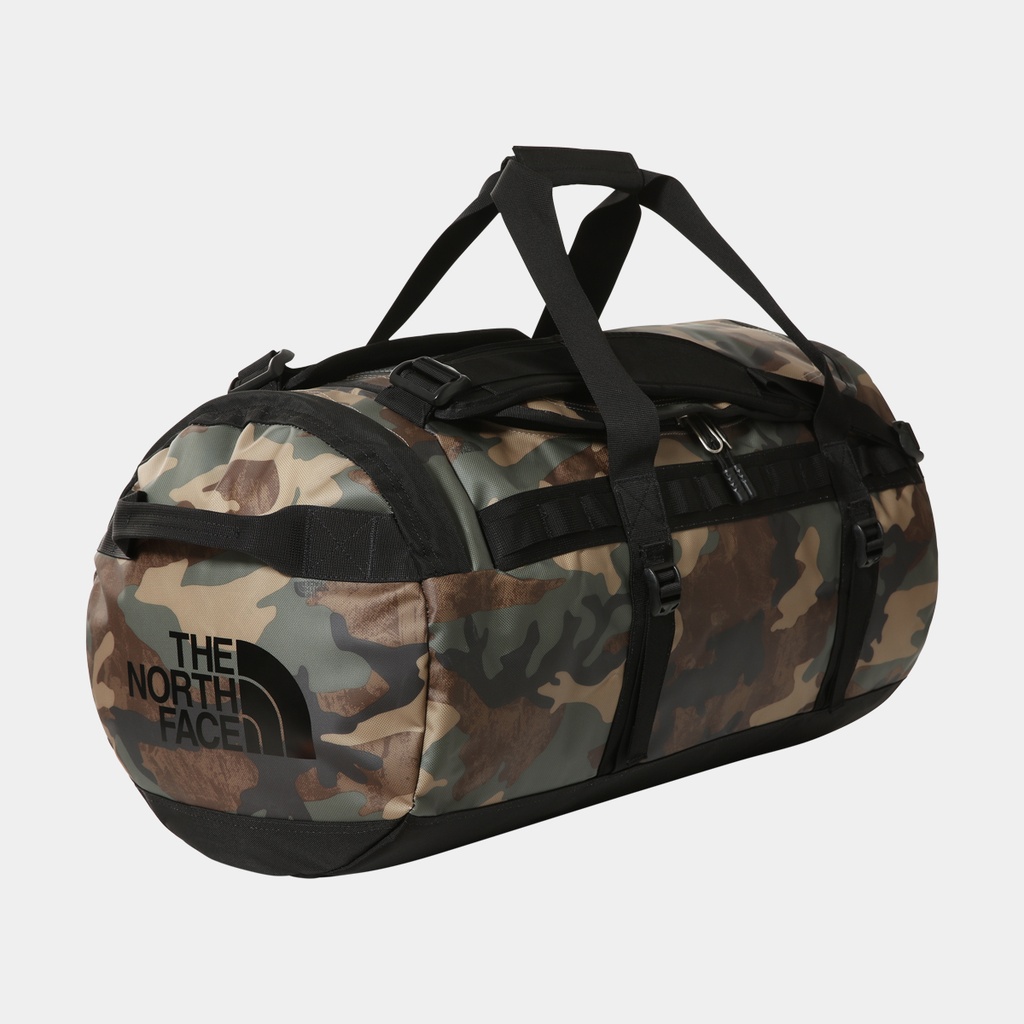 Base Camp Duffel M Kelp Tan TNF Camo Print / TNF Black