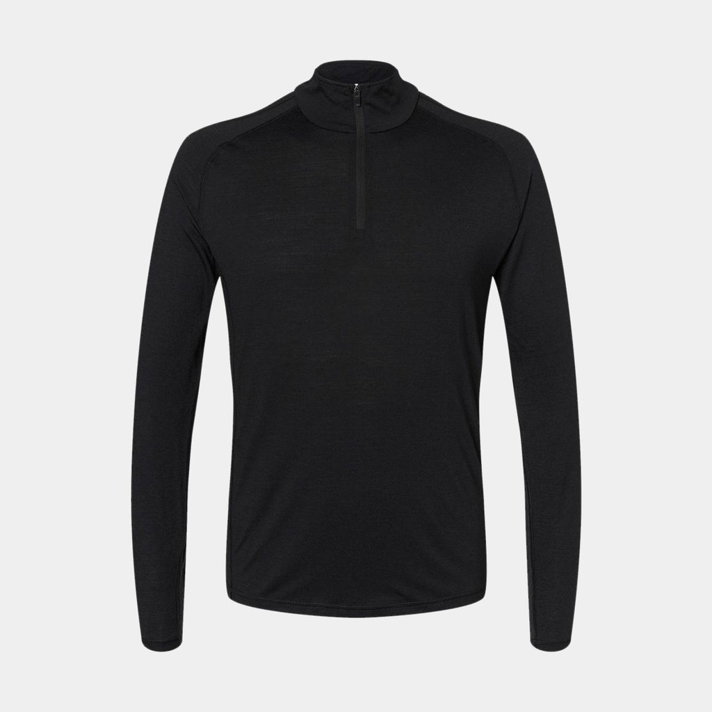 Base 1/4 Zip 175 Jet Black