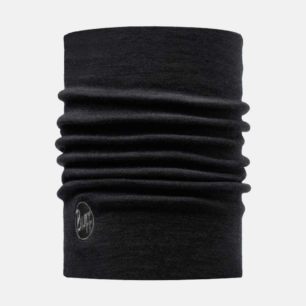 Heavyweight Merino Wool Tubular Solid Black