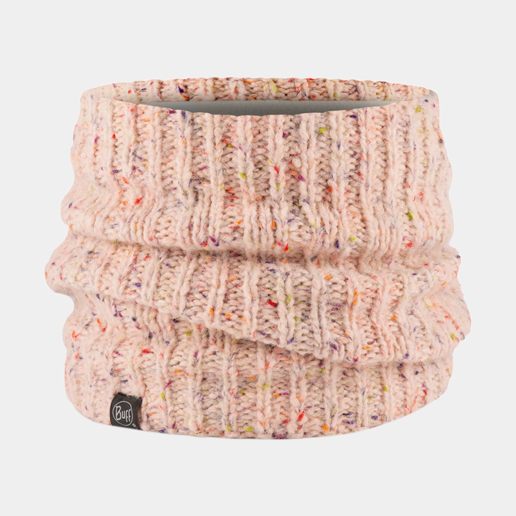 Knitted & Fleece Neckwarmer Kim Pale Pink