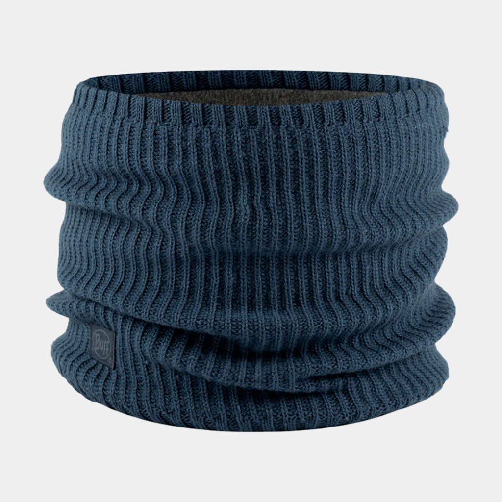 Knitted & Fleece Neckwarmer Rutger Steel Blue