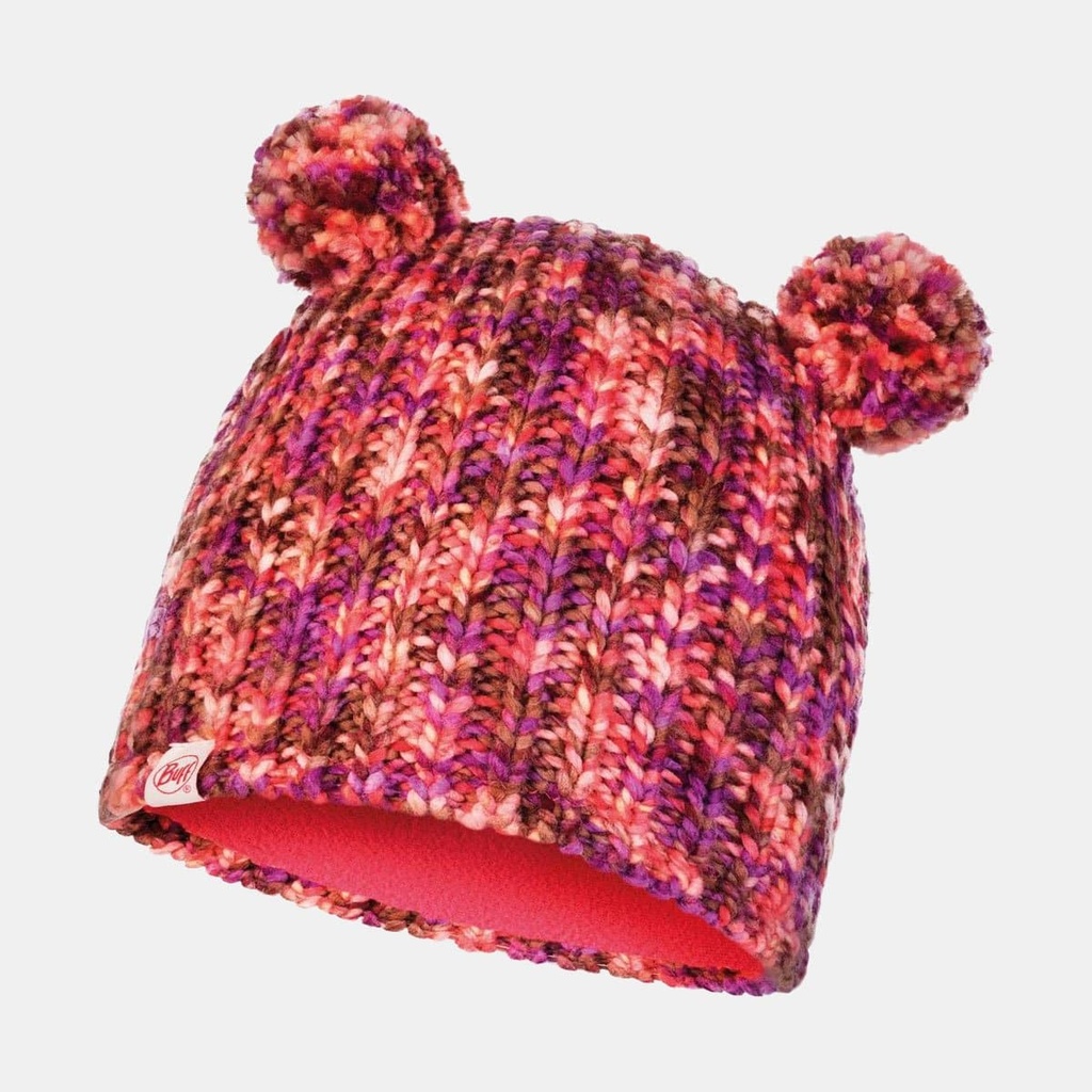 Knitted & Polar Hat Kids Lera Camelia Pink