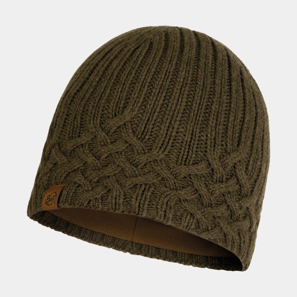 Knitted & Polar Hat New Helle Tundra Khaki