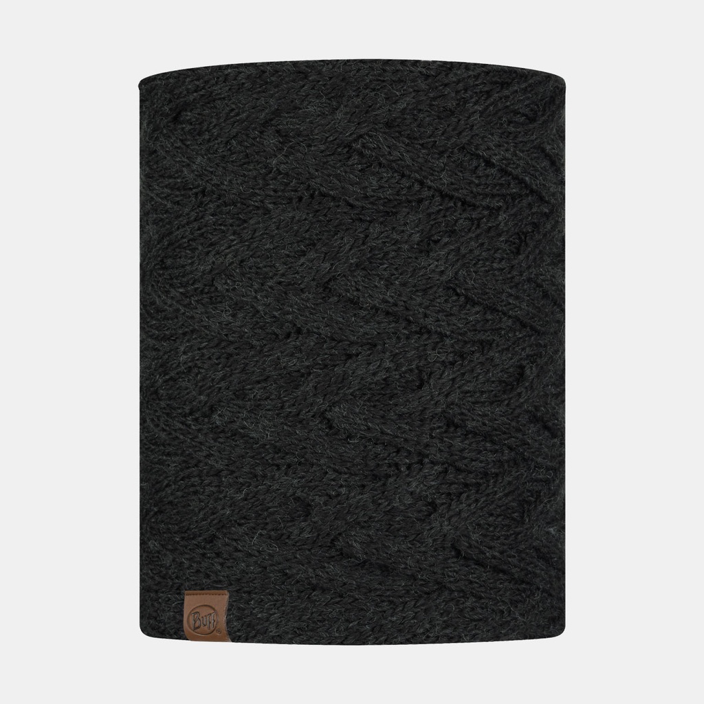 Knitted & Polar Neckwarmer Caryn Graphite