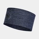Midweight Merino Wool Headband Night Blue Melange