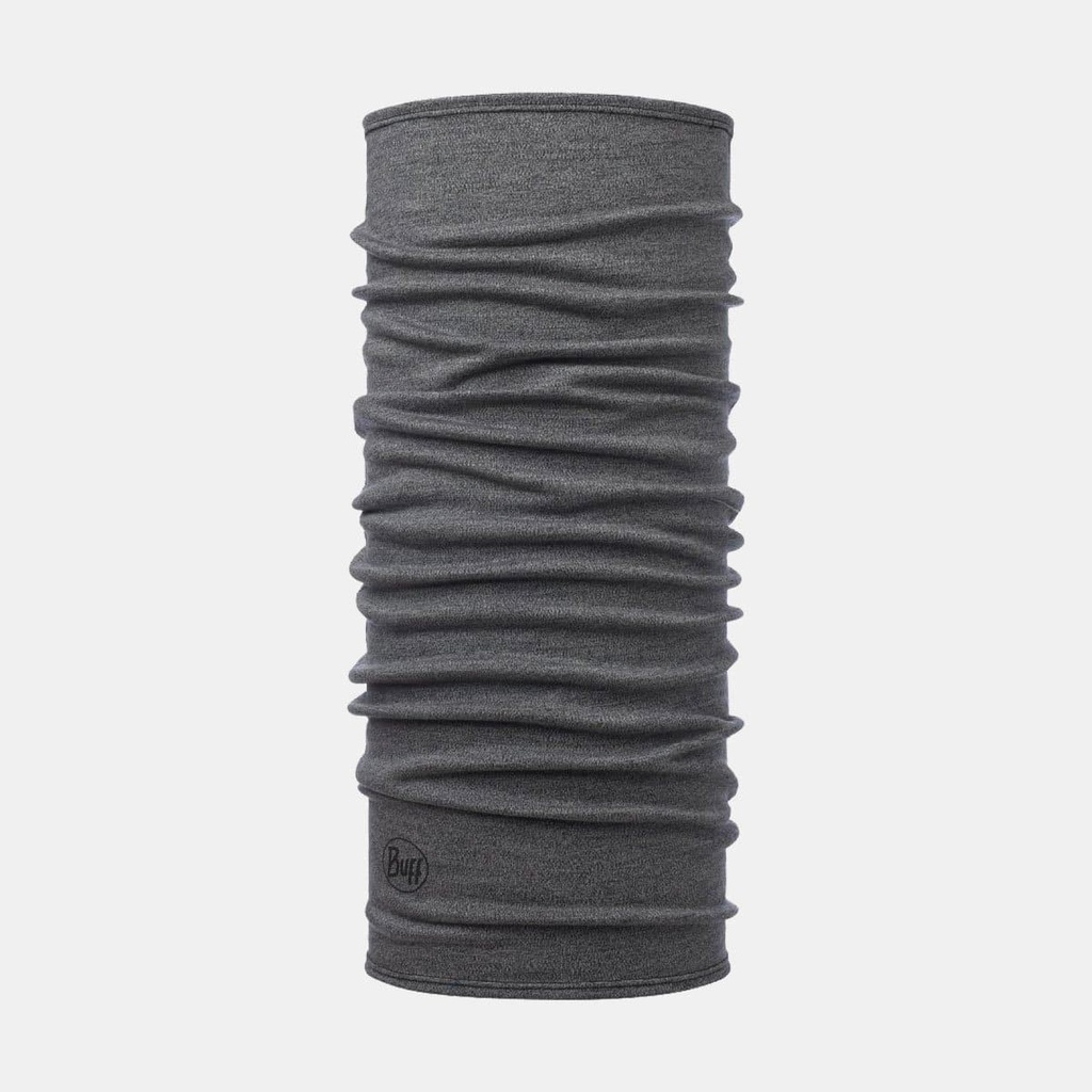 Midweight Merino Wool Tubular Melange Light Grey