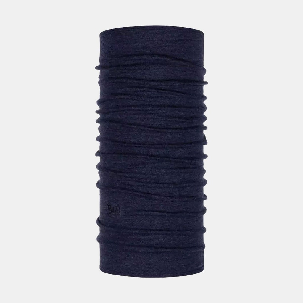 Midweight Merino Wool Tubular Melange Night Blue