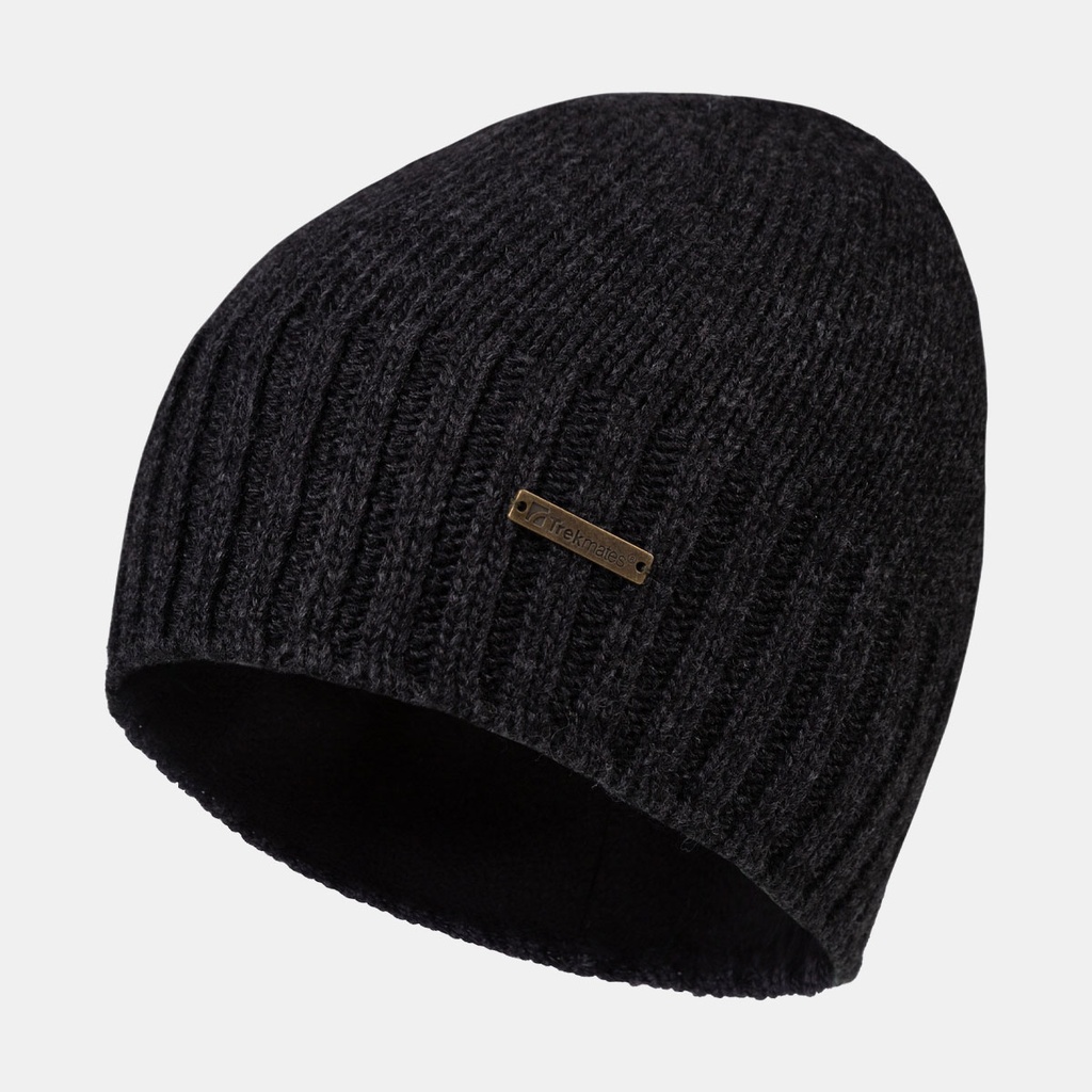 Hanna Dry Knit Hat Dark Grey Marl
