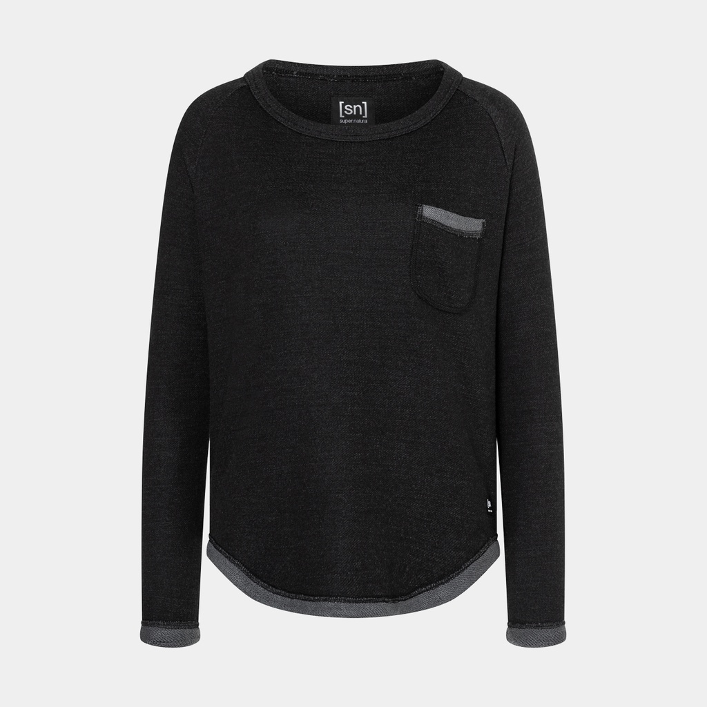 Knit Crew Women Jet Black