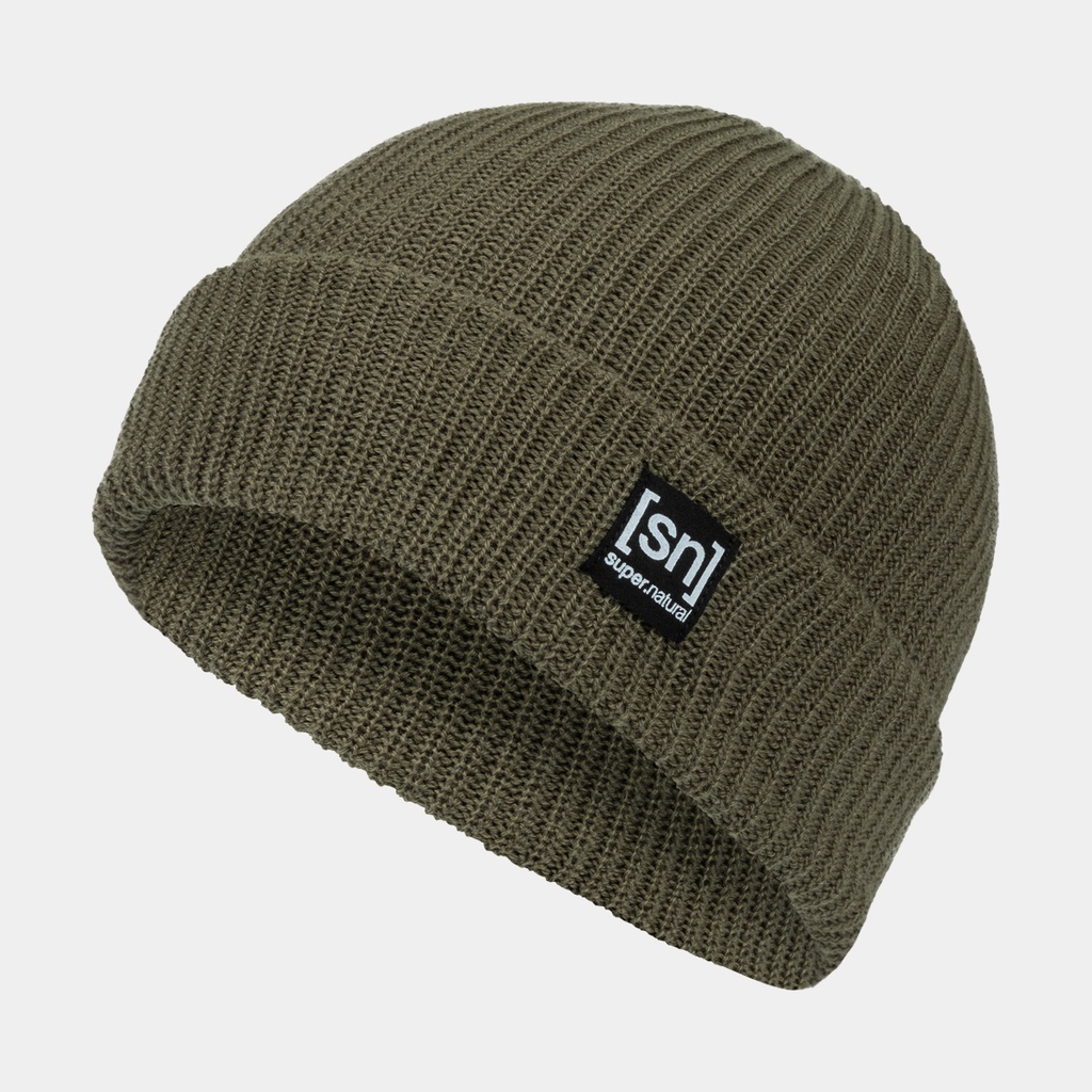 Merino Basic Beanie Olive Night