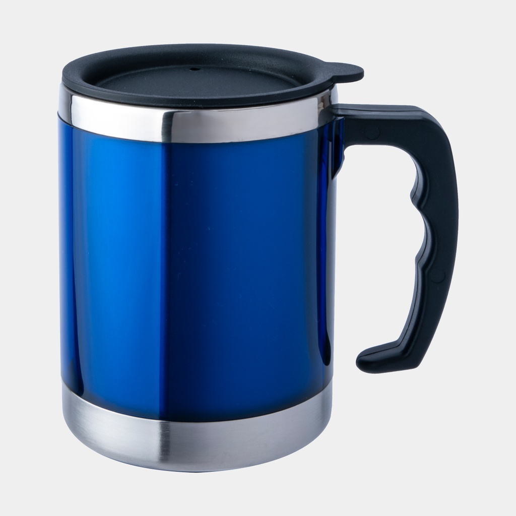 Stainless Steel Thermal Beaker MUG 0,42L Blue