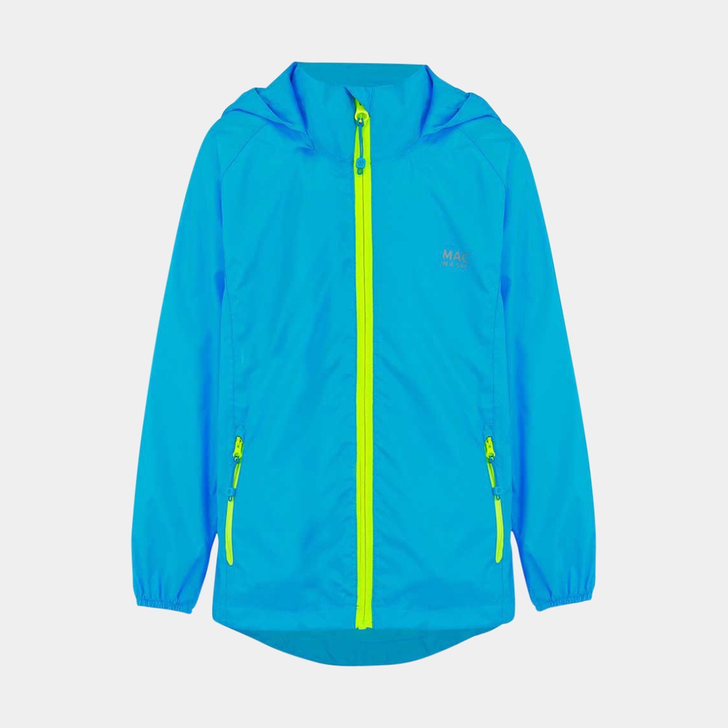 Mac in a Sac Origin II Jacket Kids Neon Blue